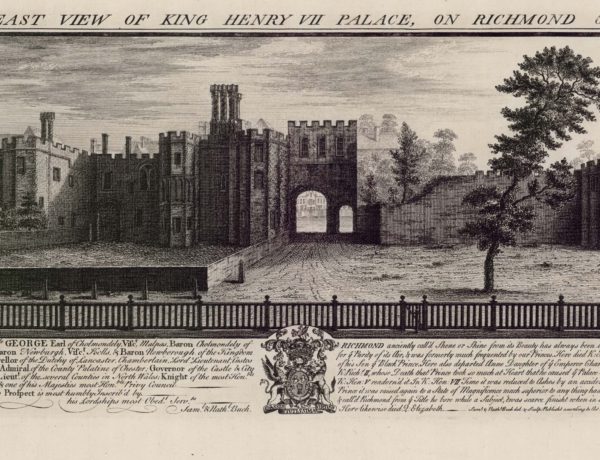 The East View of King Henry VII Palace on Richmond Green