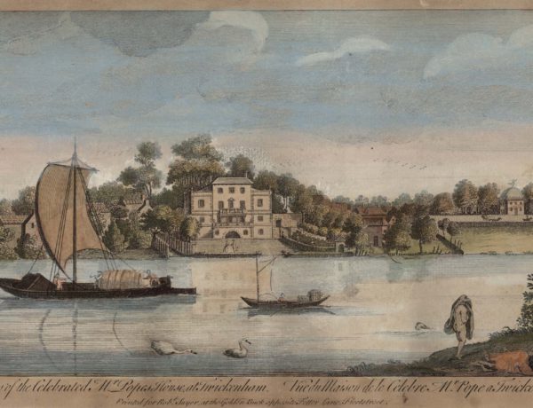 View of the celebrated Mr Pope’s House at Twickenham