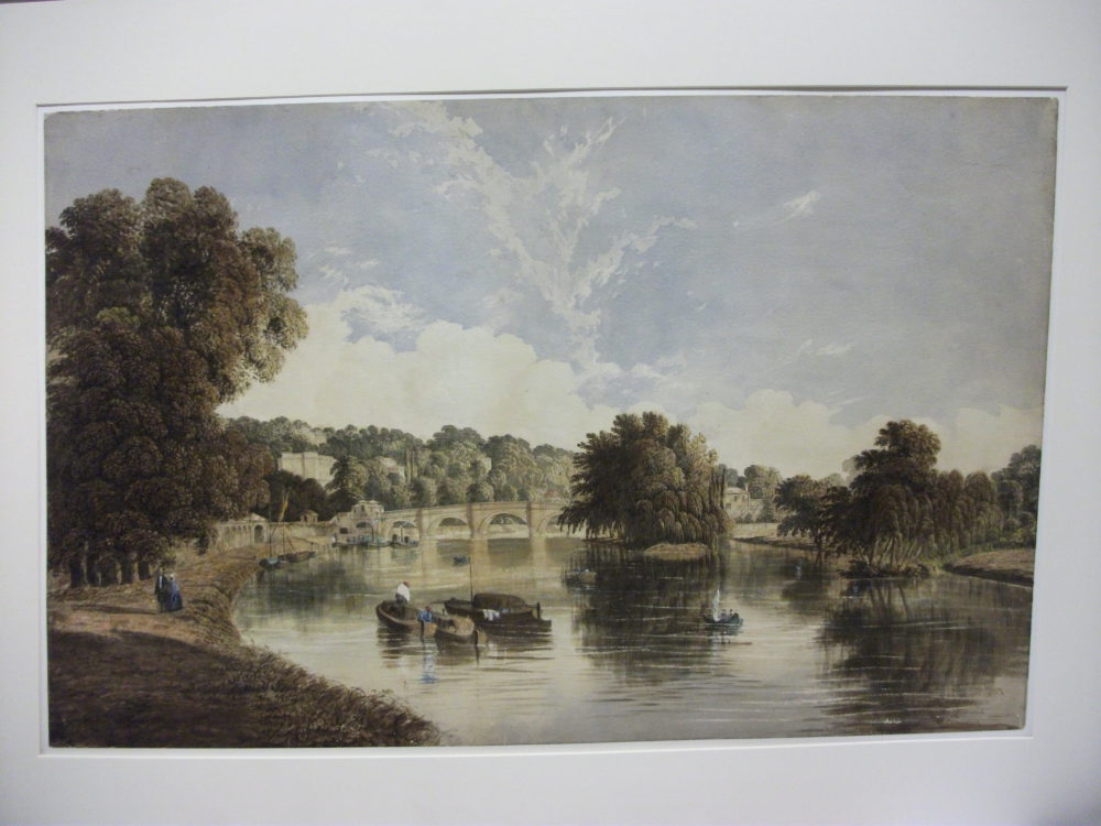Richmond Bridge and Hill (Richmond Bridge from Isleworth)