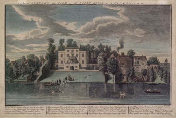 An Exact Draught and View of Mr Pope’s House at Twickenham
