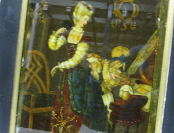 Lady Betty Bustle and her maid Lucy preparing for the masquerade at the pantheon