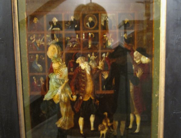 Miss Macaroni and her gallant at a print shop