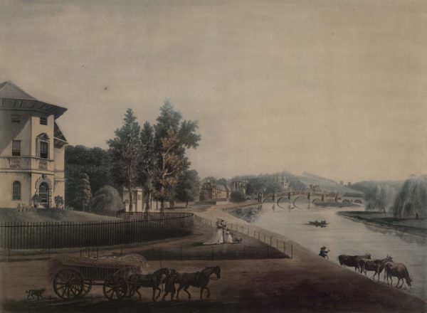 A View Looking up the River Thames to Richmond Bridge