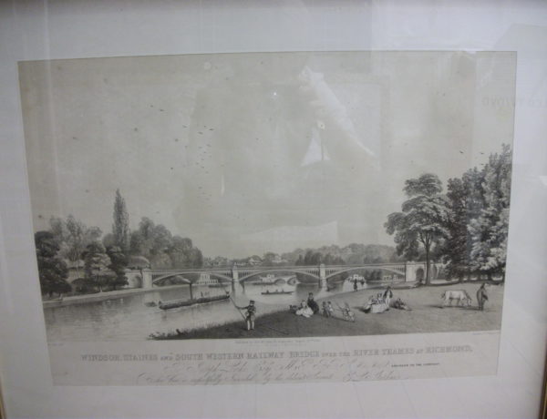 Windsor Staines and South Western Railway Bridge over the River Thames at Richmond