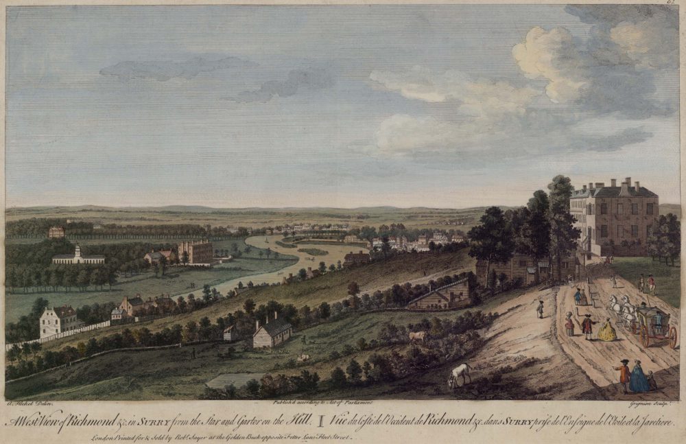 A West View of Richmond in Surry from the Star and Garter on the Hill