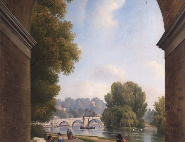 Richmond Bridge from beneath the Railway Bridge