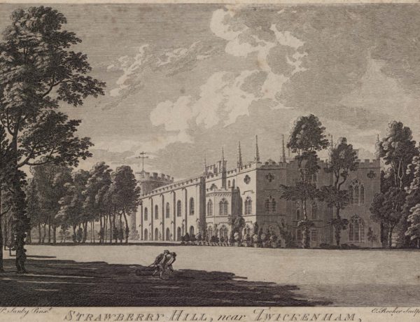 Strawberry Hill, near Twickenham, the seat of the Honorouble Mr Walpole