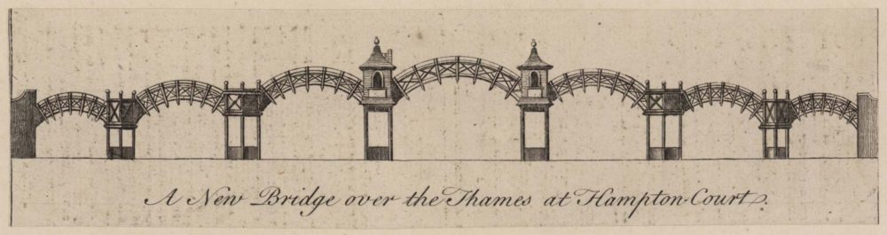 A New Bridge over the Thames at Hampton Court