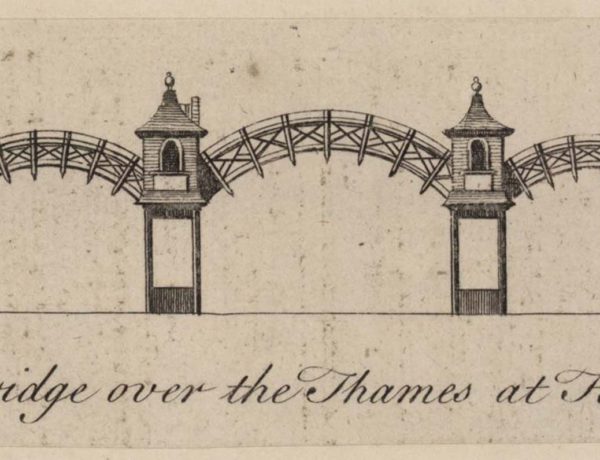 A New Bridge over the Thames at Hampton Court