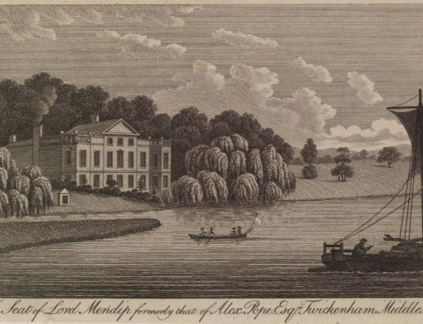 The Seat of Lord Mendip formerly that of Alex Pope. Esqr Twickenham Middlesex