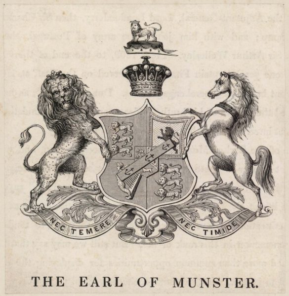Coat of Arms (of the Earl of Munster)