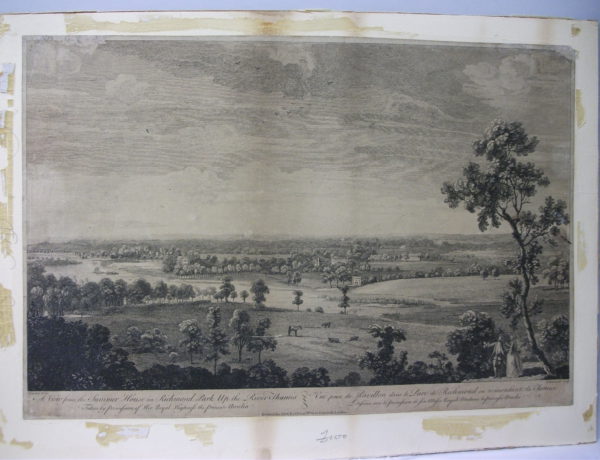 A View from the Summer House in Richmond Park up the River Thames