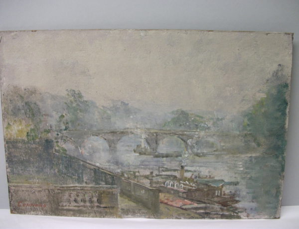 Richmond Bridge with River Steamer
