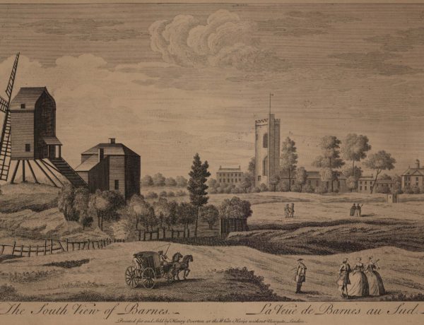 The South View of Barnes