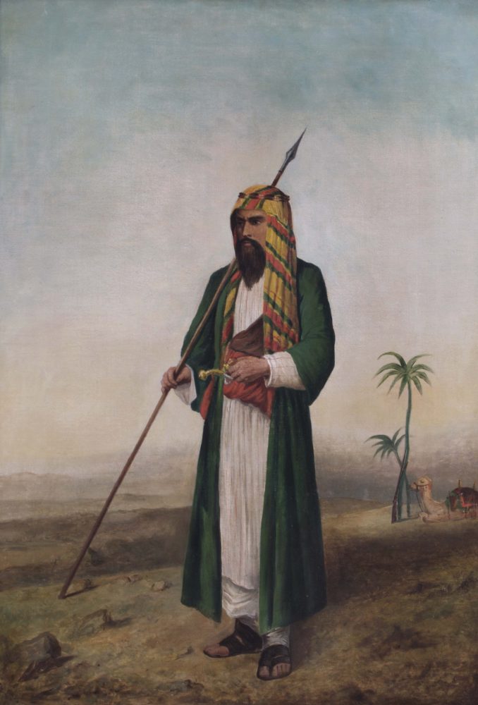 Sir Richard Burton in Arab dress
