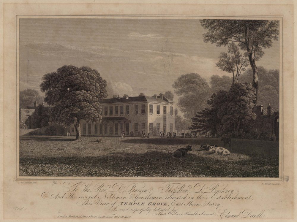 View of Temple Grove, East Sheen, Surrey