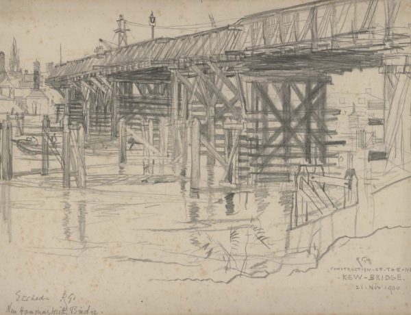 Construction of the New Kew Bridge