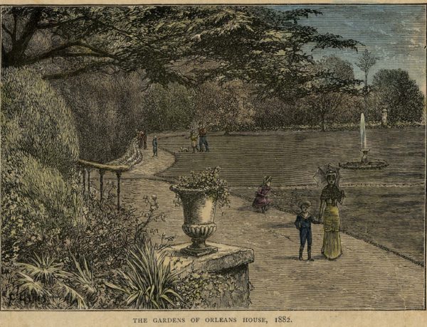 The gardens of Orleans House