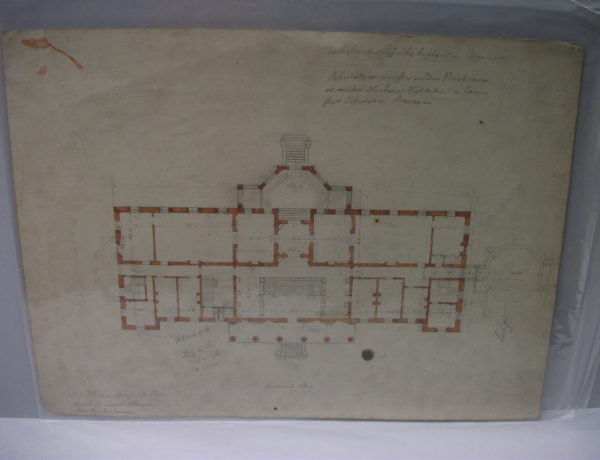 Plan of ground floor of Orleans House and Octagon
