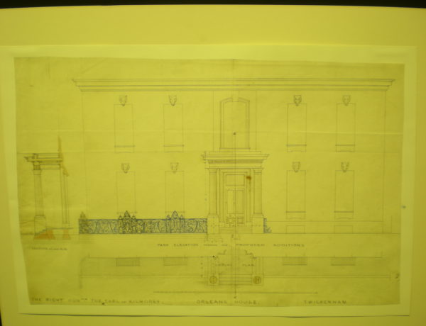 Park Elevation Shewing the Proposed Additions