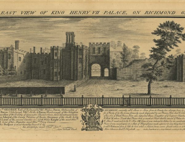 The East View of King Henry VII Palace on Richmond Green