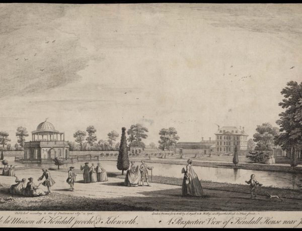 A Perspective View of Kendall House near Isleworth