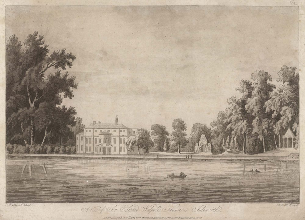 A View of Sir Edward Walpole’s House at Isleworth