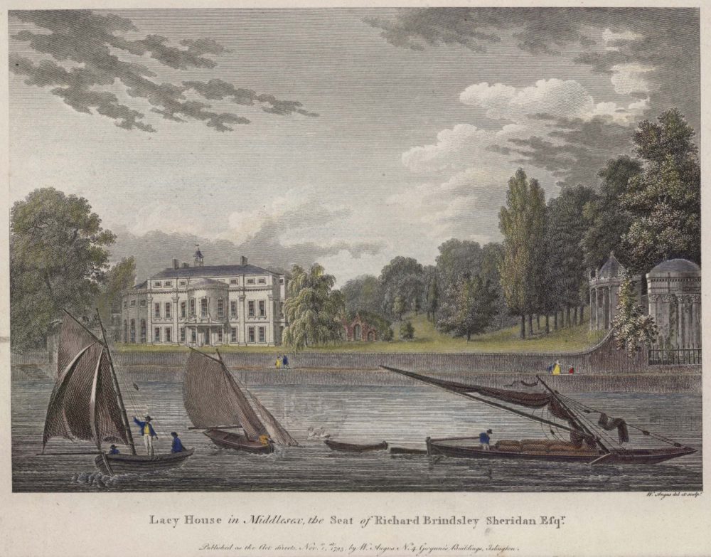 Lacy House in Middlesex, the seat of Richard Brindsley Sheridan Esqr