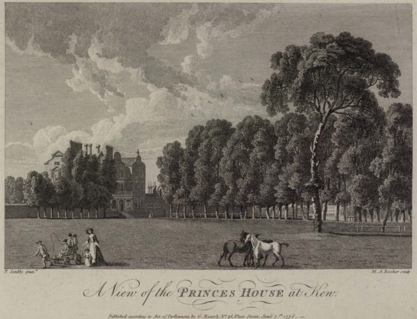 A View of the Princes House at Kew