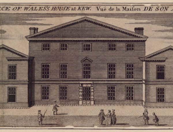 The South Prospect of His Royal Highness The Prince of Wales’s House at Kew