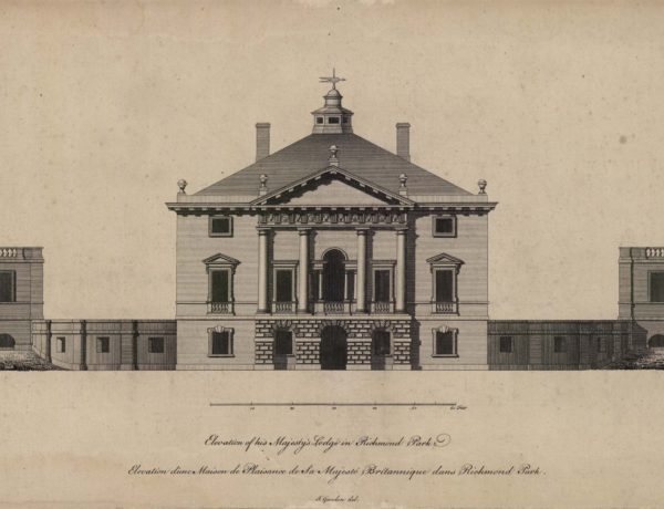 Elevation of his Majesty’s Lodge in Richmond Park