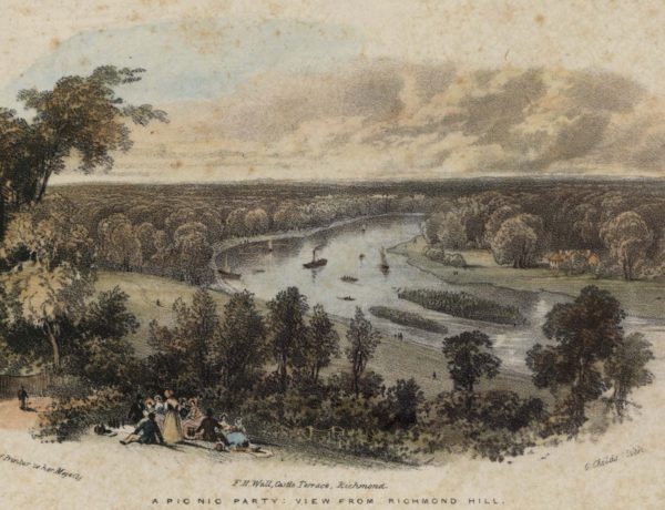 A Picnic Party View from Richmond Hill