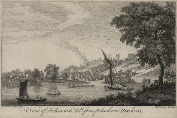 A View of Richmond Hill from Petersham Meadows