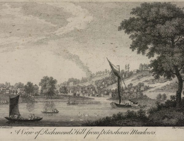 A View of Richmond Hill from Petersham Meadows