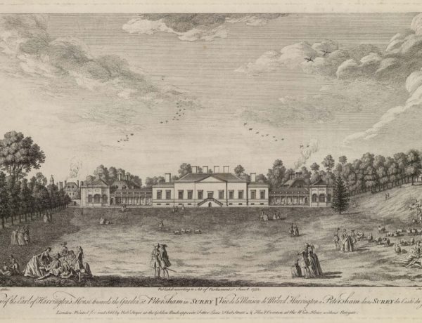 A View of the Earl of Harrington’s House towards the Garden at Petersham