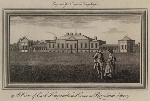 A View of Earl Harrington’s House at Petersham Surry