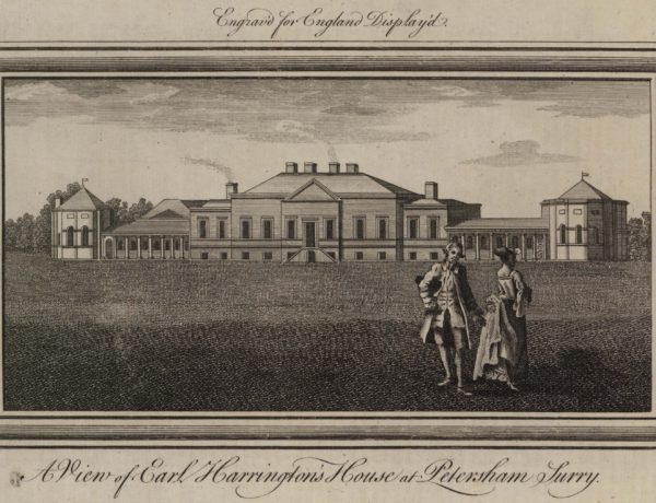A View of Earl Harrington’s House at Petersham Surry