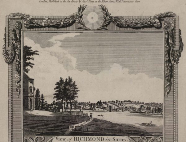 View of Richmond in Surrey from the River Thames