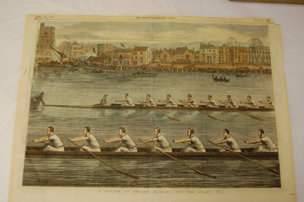 A Sketch at Putney Waiting for the Start