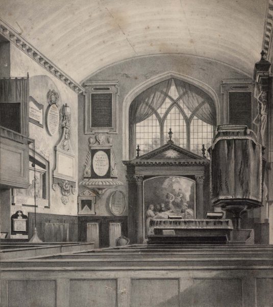 Chancel of Mortlake Church
