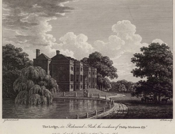 The Lodge in Richmond Park the residence of Philip Medows Esqr