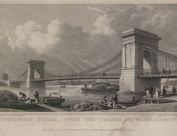 Suspension Bridge, over the Thames at Hammersmith