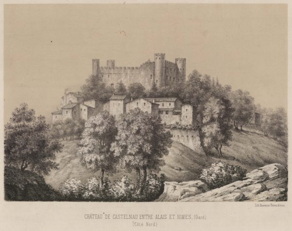 Chateau de Castelnau Entre Alais et Nimes (Gard)
