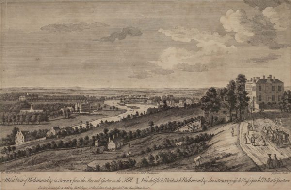 A West View of Richmond in Surry from the Star and Garter on the Hill