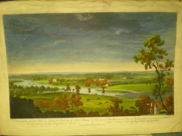 A View from the Summer House in Richmond Park up the River Thames