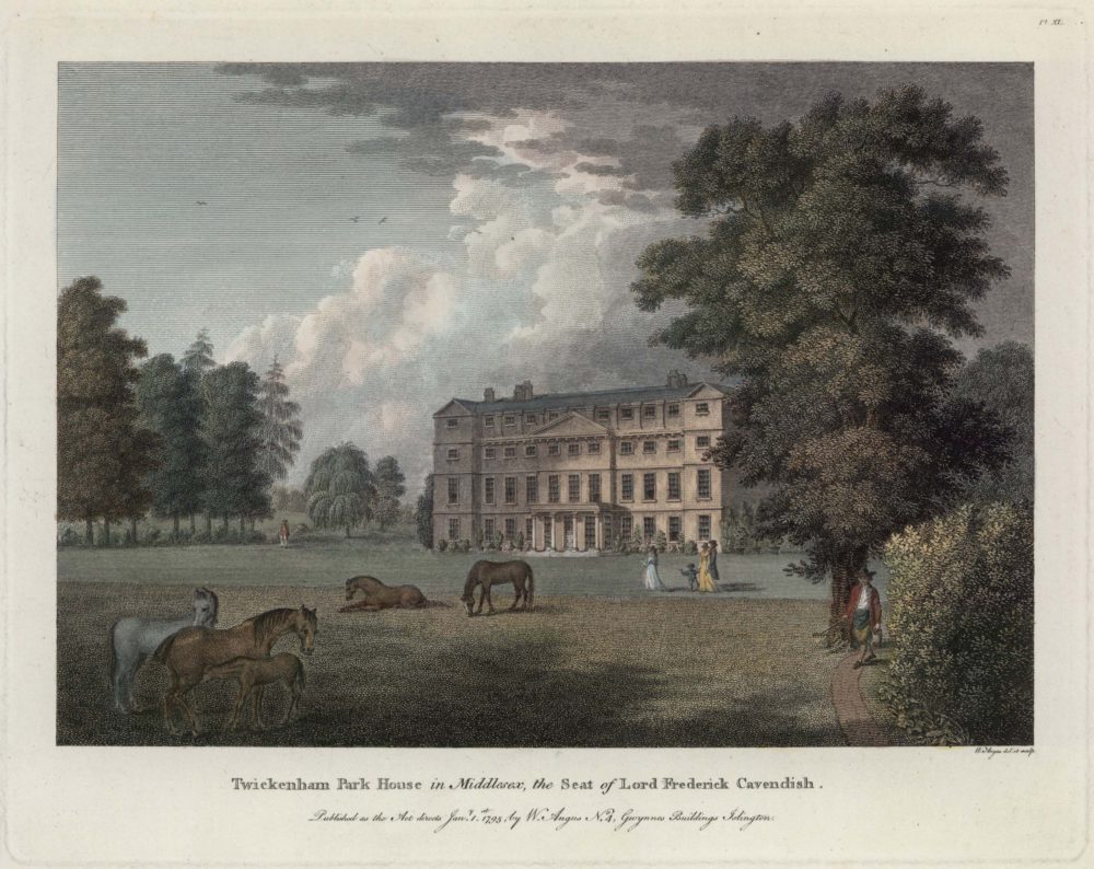 Twickenham Park House in Middlesex the Seat of Lord Frederick Cavendish