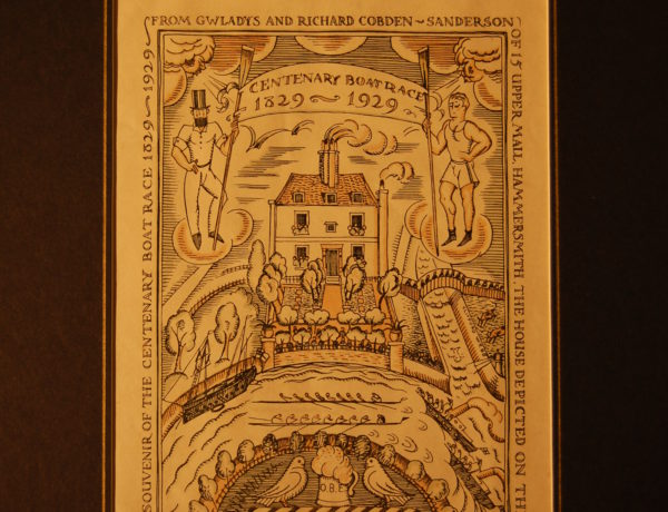 A Souvenir of the Centenary Boat Race (1829-1929)