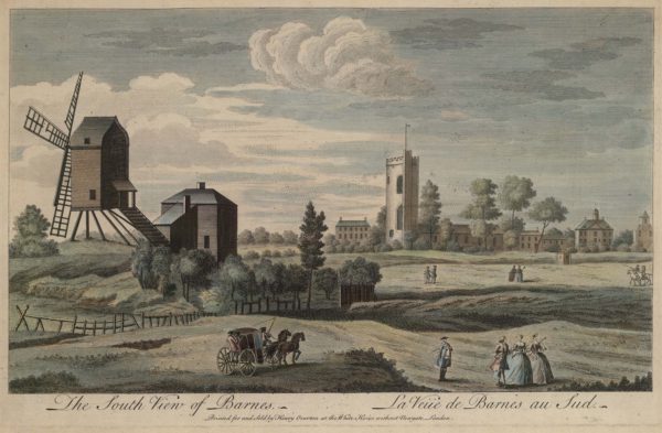 The South View of Barnes