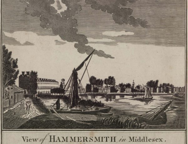 View of Hammersmith in Middlesex taken from Chiswick