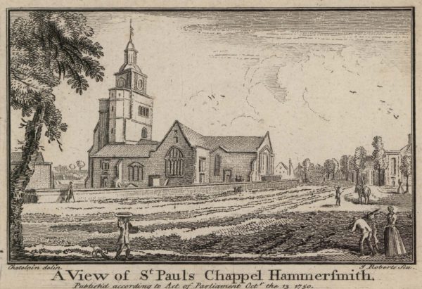 A View of St Paul’s Chappel Hammersmith